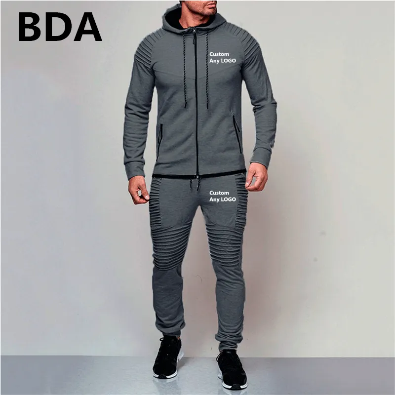 BDA Man Custom Qualquer moletons moletons de moletons masculinos se conjuntos de mola unissex Spring Spring Lowes Fleece Macho de casacos de casacos 201210