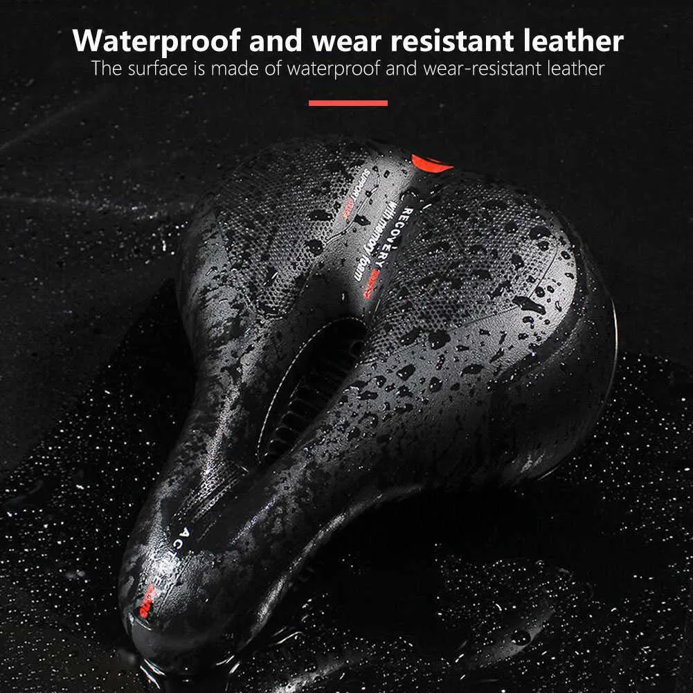 Men Women Bicycle Saddle Cover 3D GEL MTB Road Cycle Saddle Covers Hollow Breathable Comfortable Soft Cycling Seatsoft Bike Seat