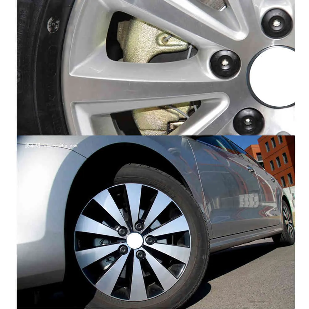 copridadi dadi ruota pneumatici mozzi copriviti viti 17mm dia. Accessori auto Decorazione Polo VW Passat B5 B6 CC