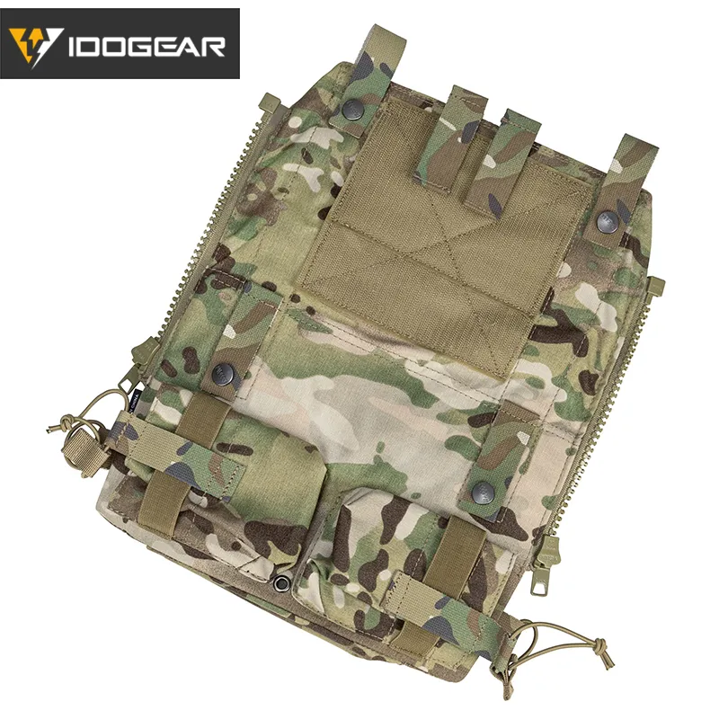 IDOGEAR – pochette tactique à fermeture éclair sur panneau, sac à dos modulaire pour plaque avec Mag AVS JPC2.0 CPC gilet 3573 220218