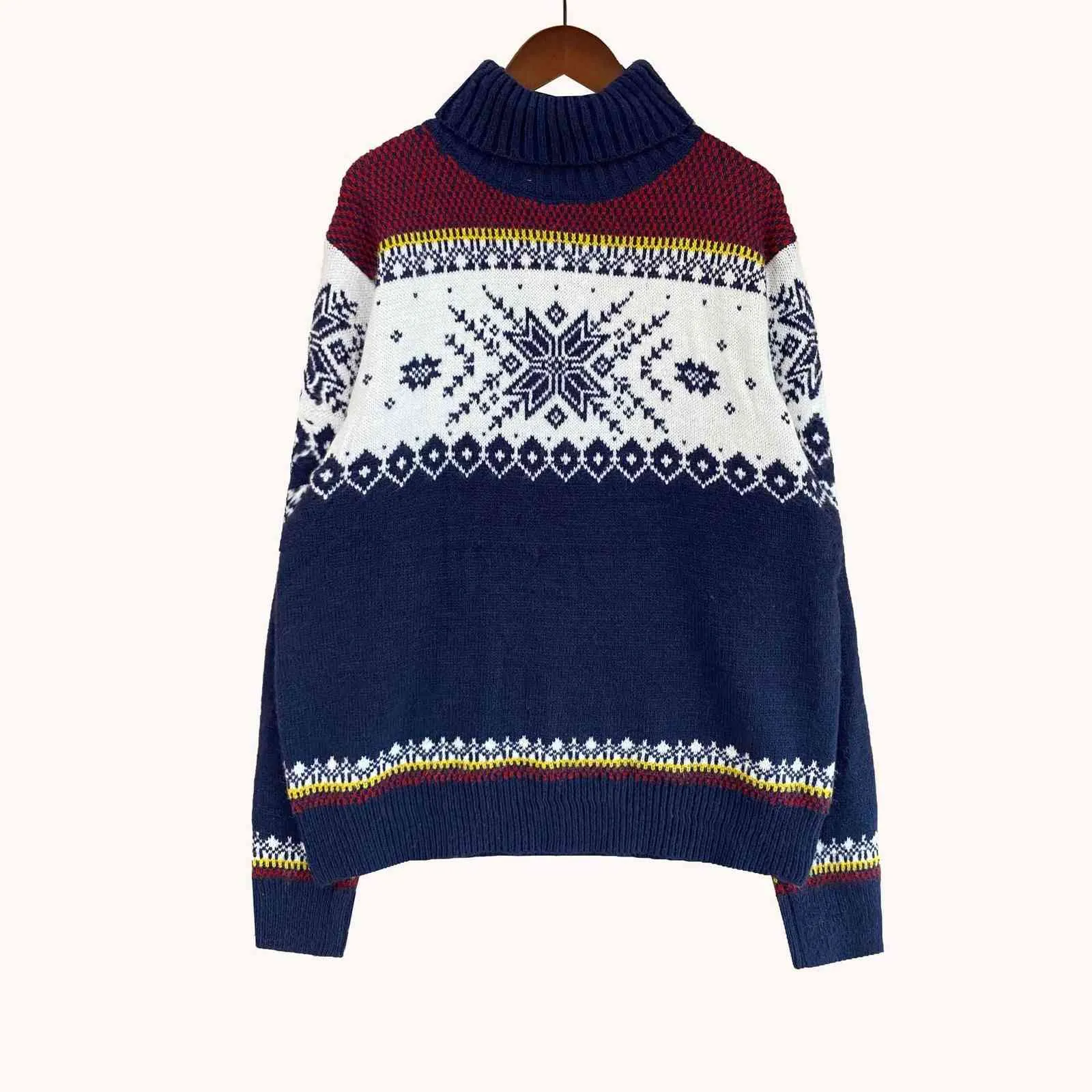 Women's Polyester Print Reindeer Ugly Christmas Sweater Boyfriend Deer Holiday Loose Pullovers Sweaters Oversized Sweater Y1118