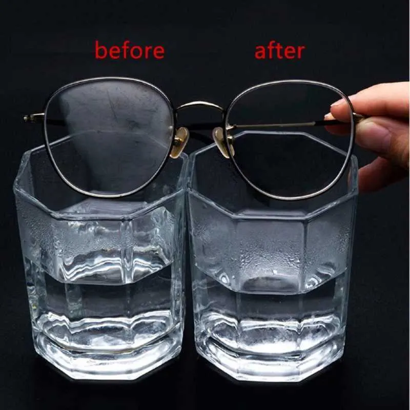 20/en gros propre sans traces lunettes anti-buée lentille en tissu pour lunettes de natation lunettes de vélo accessoires 210728