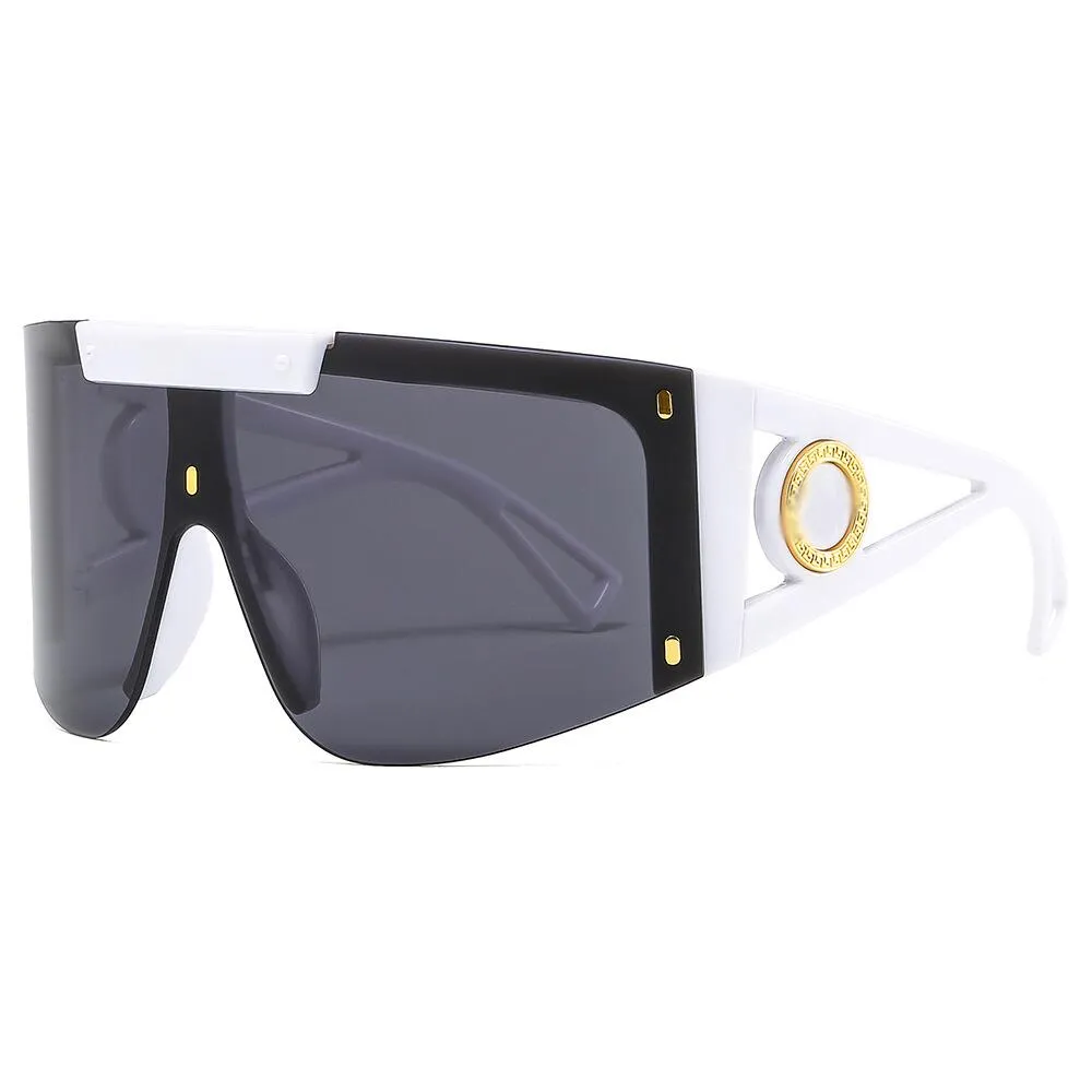 Okulary przeciwsłoneczne dla kobiet 4393 Modna tarcza słoneczne okulary słoneczne Ochrona UV Big Connection soczewki Najwyższa jak najwyższa jak najwyższej jakości P2008