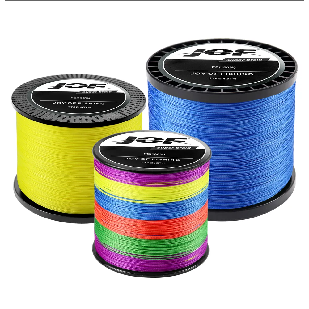 1000m 4 flätat fiskelinje 4 strängar Multifilament Fiske Wire Carp Fiske 8LB150LB