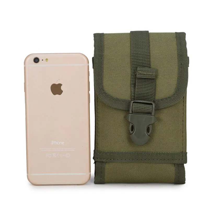 Midjepåsar Molle Man Pack Camo Oxford Tactical Multifunktionell mobiltelefonfodral Crossbody för män Små utomhus Bag324x