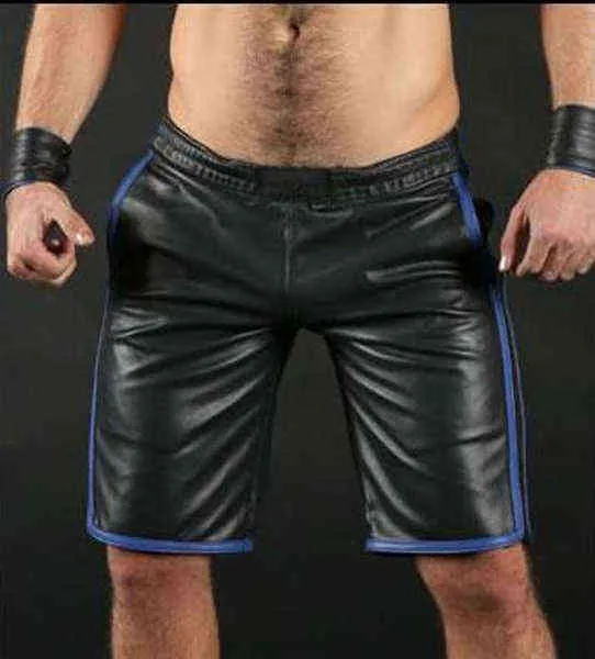 Shorts de basket en cuir masculin disponibles en 3 couleurs H1210