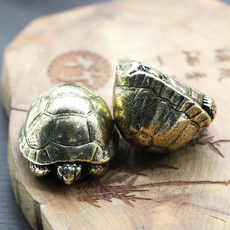 brass turtle figurines (7)