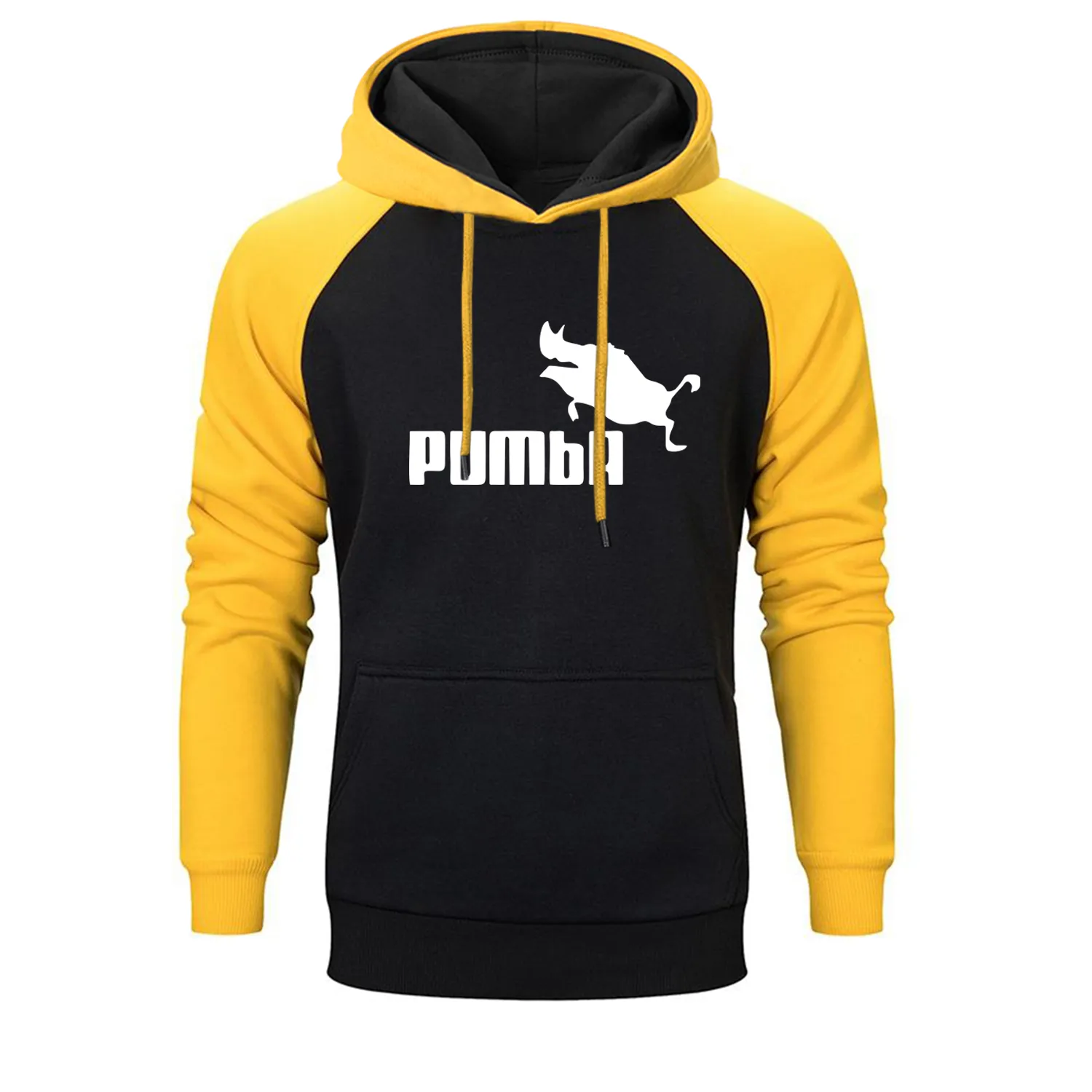 Yeni komik sevimli raglan hoodies homme pumba erkekler erkek hoodies hip hop serin men039s Streetwear Sonbahar Kış Moda Sweatshirt LJ2609607