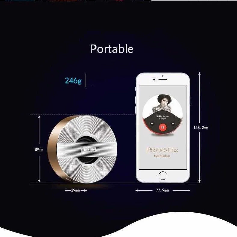 A5 Mini Wireless Bluetooth Speaker Portable Notebook Subwoofer Speakers Music Mp3 Bass Stereo Loudspeaker for Phone Laptop Car Speaker Car
