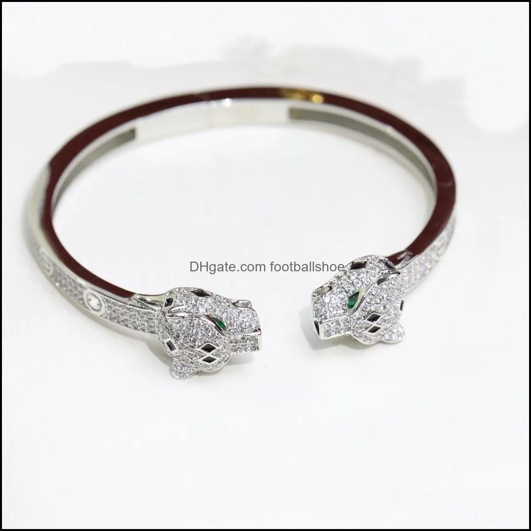 Bracelets Dostosowanie biżuterii Najwyższa liczba zaawansowana marka Boguń Projektant marki 18K pozłacana moda Panthere Series Clash TR3100