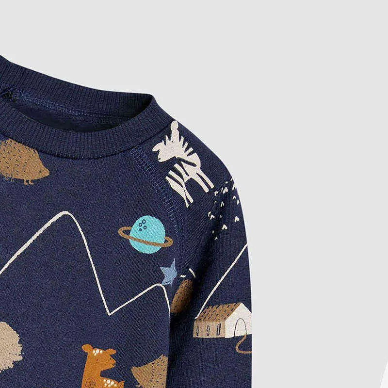SAILEROAD Boy Jumpers Camisas de otoño de Baby Sport Shirt 2-7 años Sweartershirt Ropa de algodón para niños 211110
