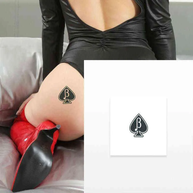 Nxy Adult Toys 4 or 9x Beta Boy Temporary Tattoos Sex Game Play Fetish for Master and Slave Bdsm Waterproof Sticker 12069982512
