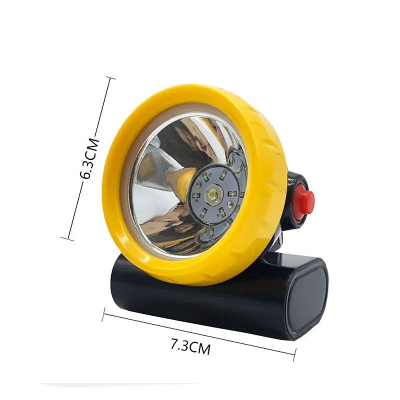 KL4.5LM 새로운 무선 LED 마이닝 헤드램프 안전 광부 캡 램프