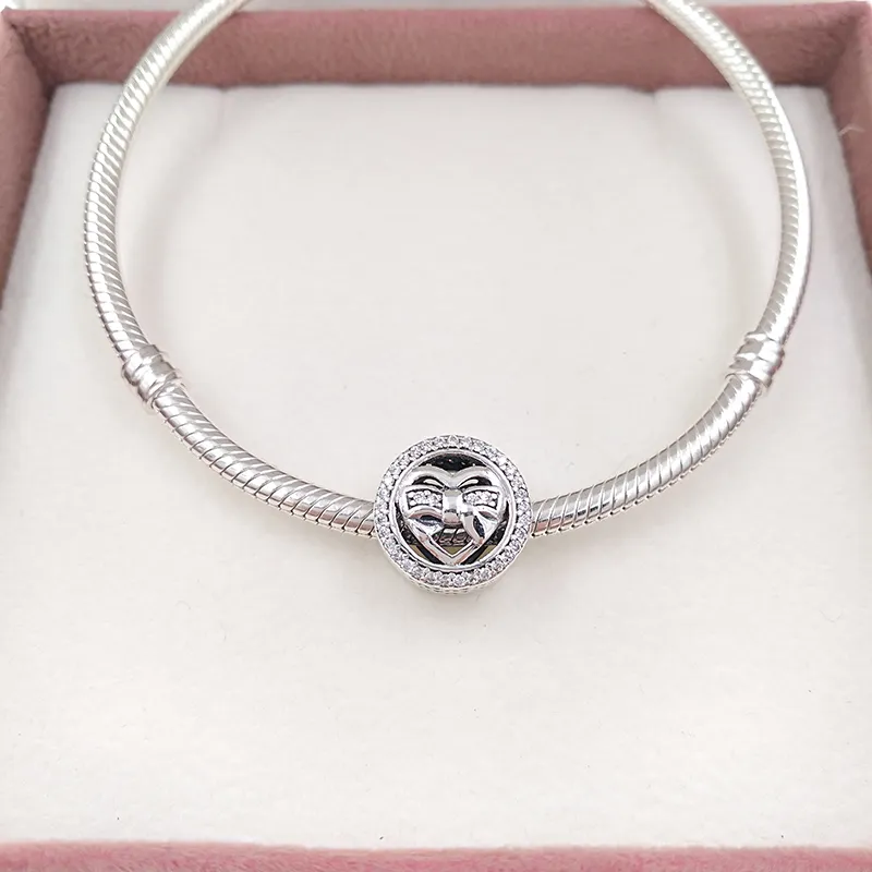 Charms für Bären-Schmuckherstellungsset Loving Ties Pandora 925 Silber Perlen Pop It Armbänder Kinder Frauen Männer Armreif Kette Perlenanhänger Halskette Geburtstagsgeschenk 792146CZ