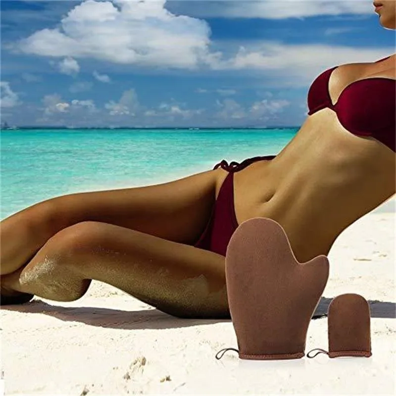 Nouveau gant de bronzage avec pouce pour autobronzants, applicateur de bronzage pour pulvérisation de bronzage, gants spéciaux de plage 239Z