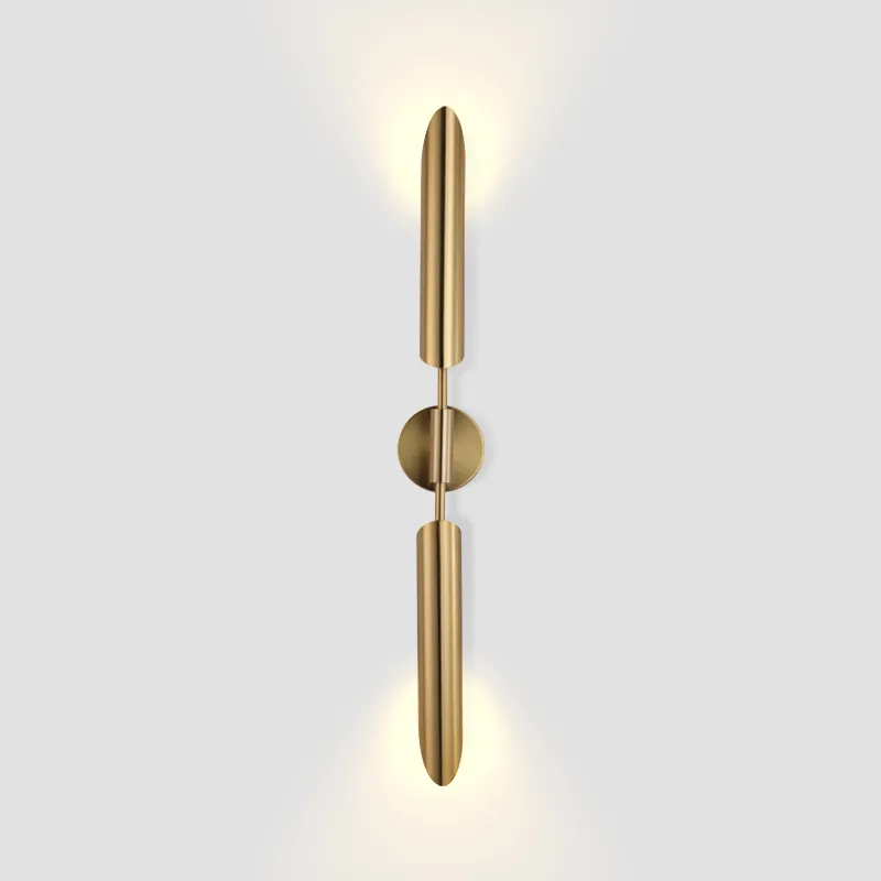 Moderne Led Wandlamp Eenvoudige Gouden Binnenverlichting Sconces Armatuur Nordic voor Living Eetkamer Slaapkamer Badkamer Decor Creatieve Lights298J