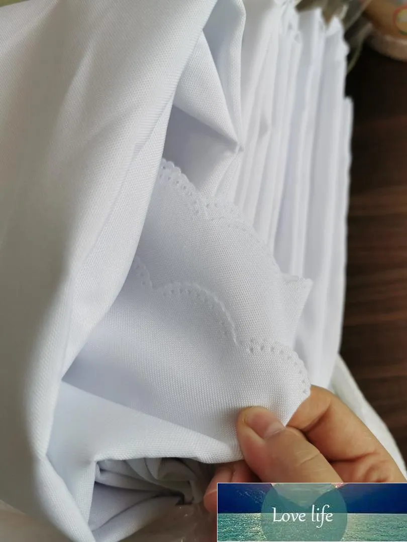 polyester el banquet tablecloth أبيض مستديرة المائدة قطعة قماش الزفاف غطاء تراكب tapetes nappe tafelkle mariage1241y