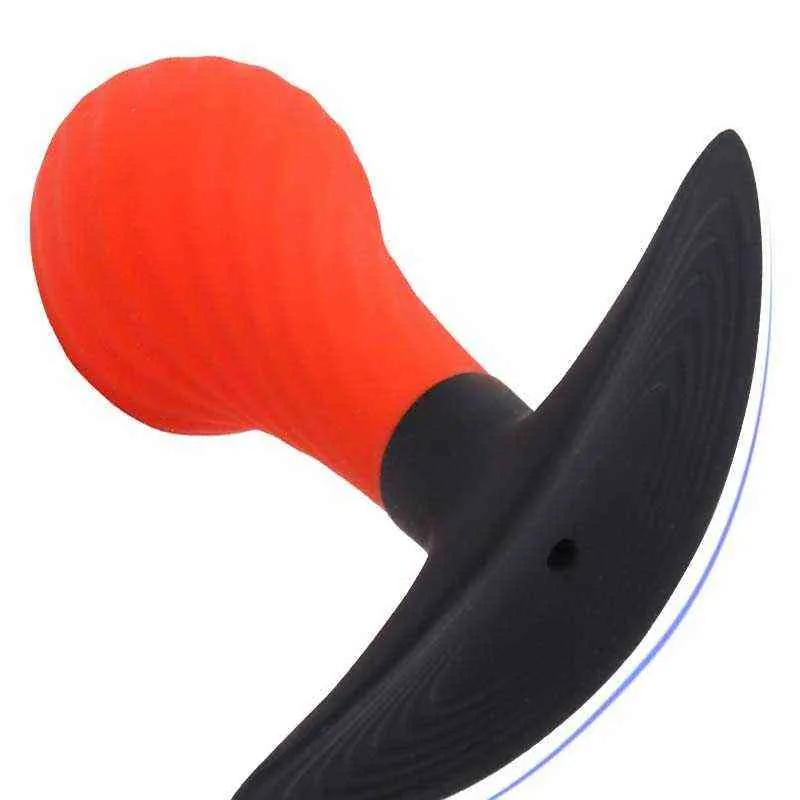 NXYアナルおもちゃ新しい！女性男性オナニー前立腺マッサージ1217のための膨脹可能なプラグディルドローリングビーズの振動のお尻セックス