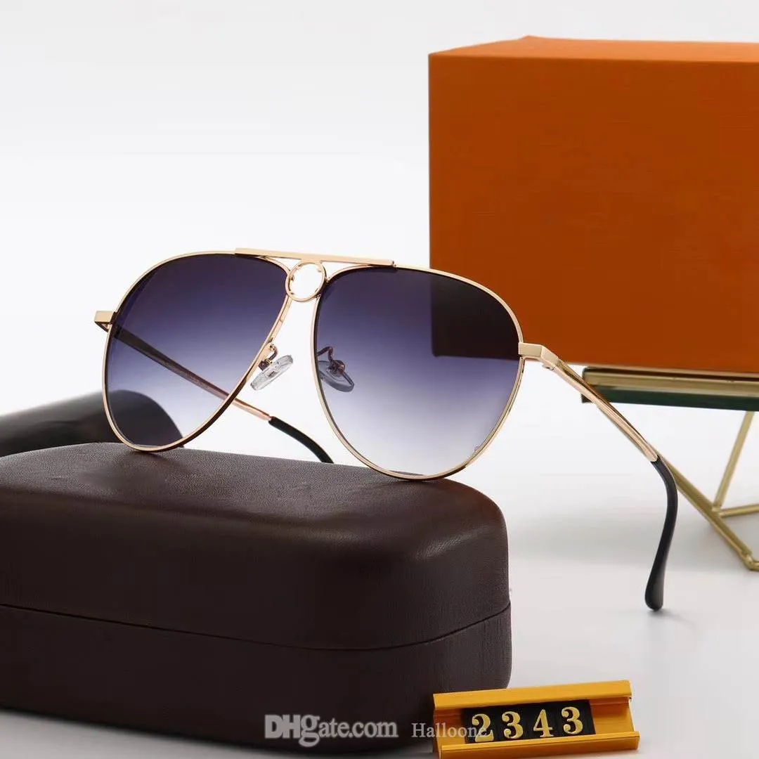 2022 Новые 2343 Модные солнцезащитные очки 5A качество для мужских женщин -дизайнерские дизайнерские бренды