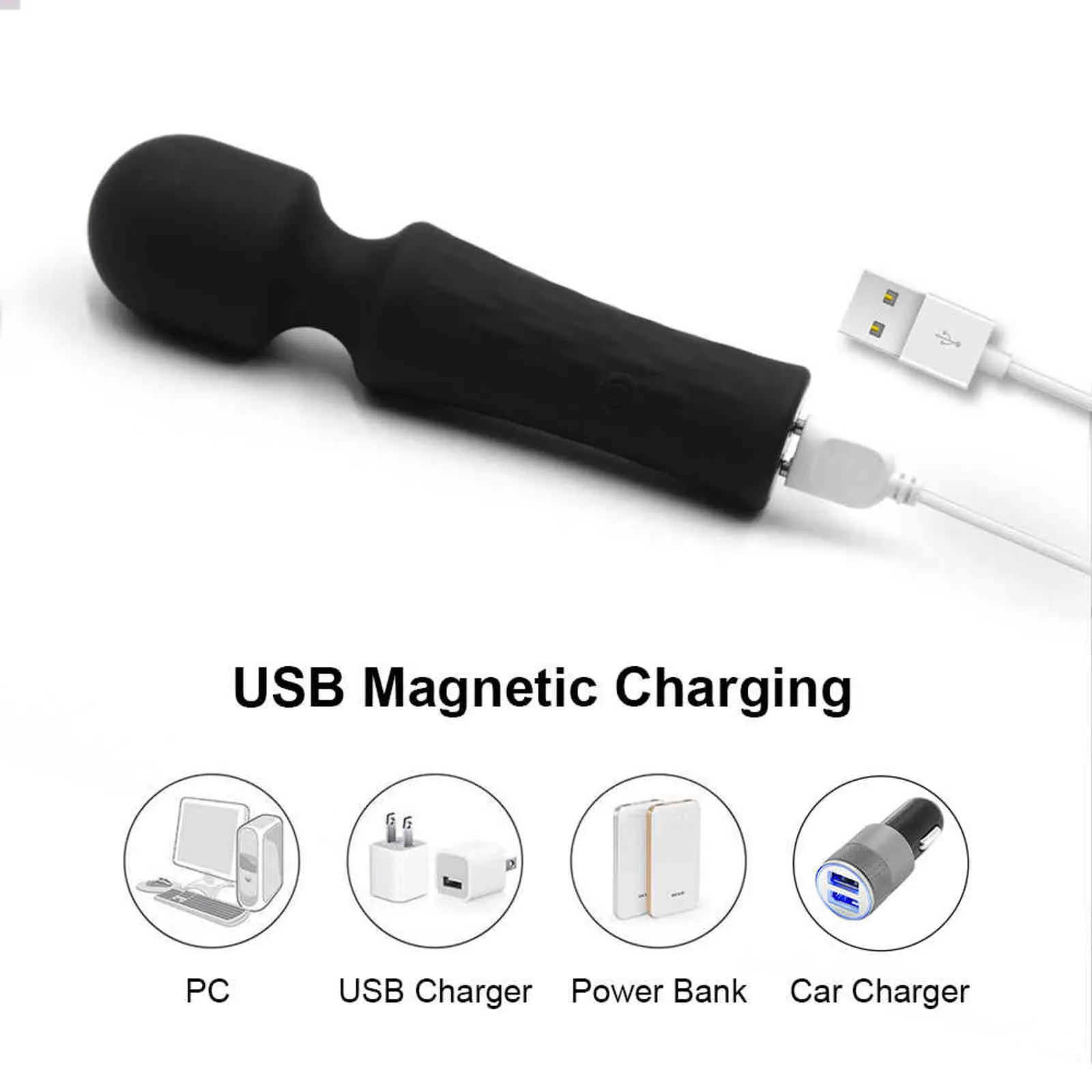 NXY Vibratoren 10 Modi Leistungsstarker Mini AV Vibrator Zauberstab für Frauen Klitoris Stimulator Weiblicher Masturbator G_voghion.com