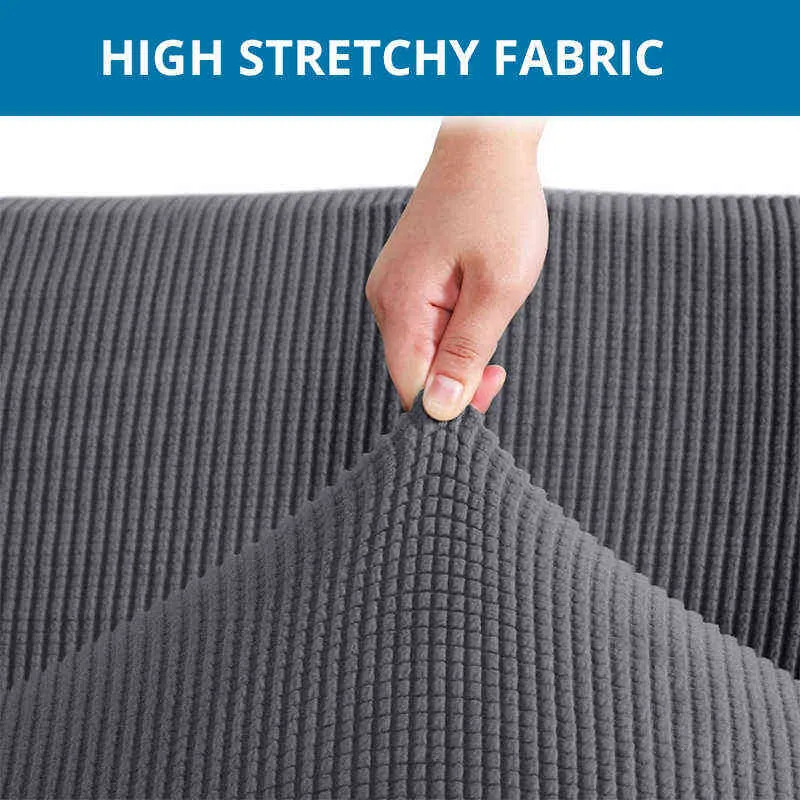 3 Fabric Types Of Armchair Elastic Sofa Cover For Living Room Stretch Furniture Slipcover For Chairs 1 Seat Sofa Cover Case 211102