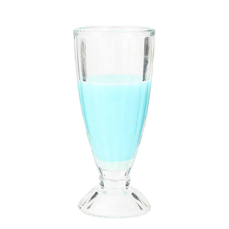Casa criativa copo de sorvete bebida lazer bar suco vidro leite chá milkshake x0703203r