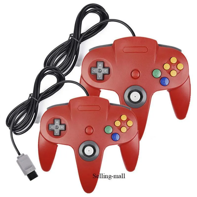 Controller Gamepad Joystick Joytpad Game Pad Long Wired Classic 64 Consoles Games N64 Port Interface Nintendo