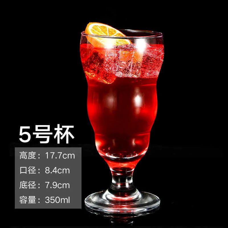 Accueil créatif glace tasse boisson loisirs Bar jus verre lait thé Milkshake X0703203R