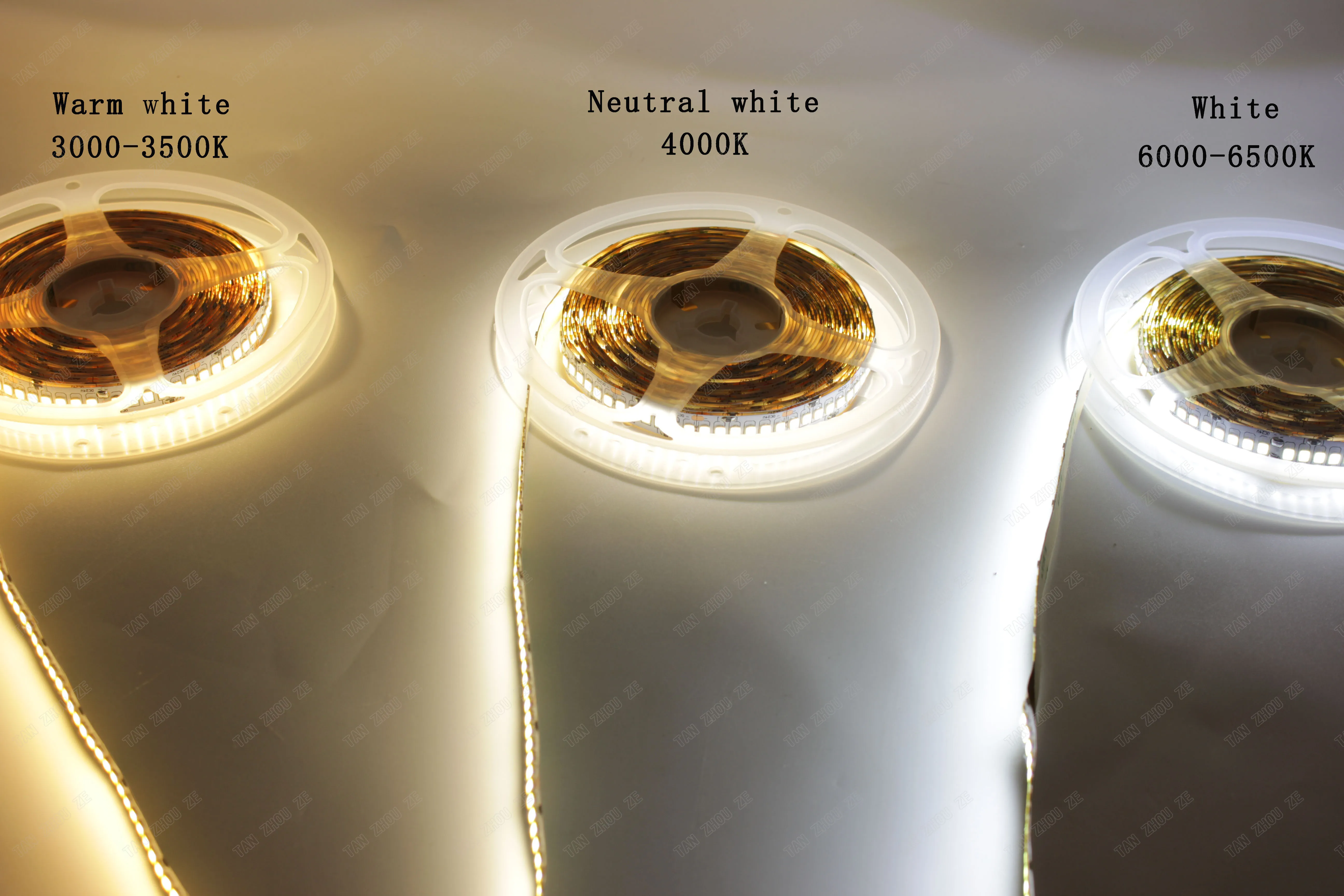 1 2 3 4 5 m 10mm PCB 2835 SMD 1200 LED bande DC12V 24 V ip20 Non étanche lumière Flexible 240 LED s m blanc chaud White255m