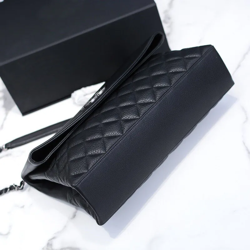 Klasyczne projektanci torebki na ramię torebki najwyższej jakości moda moda oryginalna skórzana torebka torebka kobiety klapki czarny krzyż3566