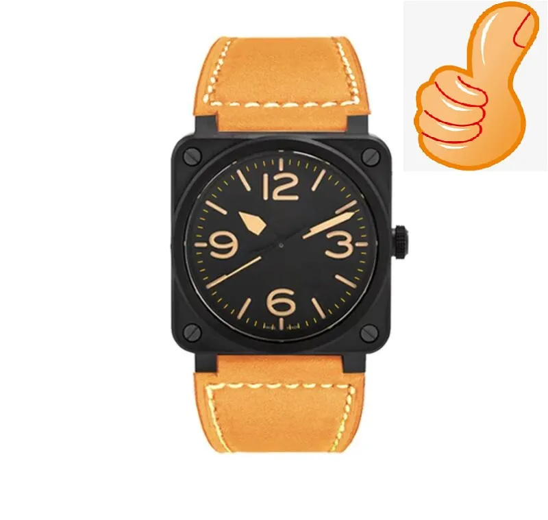 高品質のスポーツデザイナー腕時計41mmクォーツムーブメントタイムクロックウォッチレザーバンドオフショアリストウォッチフェスティバルバースデーg204p