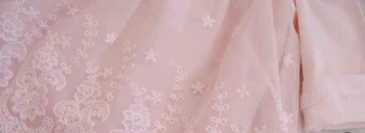 Filles automne robes princesse robe de bal de mariage robe bébé fille anniversaire baptême princesse robe en dentelle 0-24 mois G1129