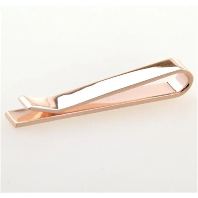 Slim Copper Clips Tie Pin Necktie Bars Gold/Gunblack Plating Men's Jewelry Accessory Whole Mixorder