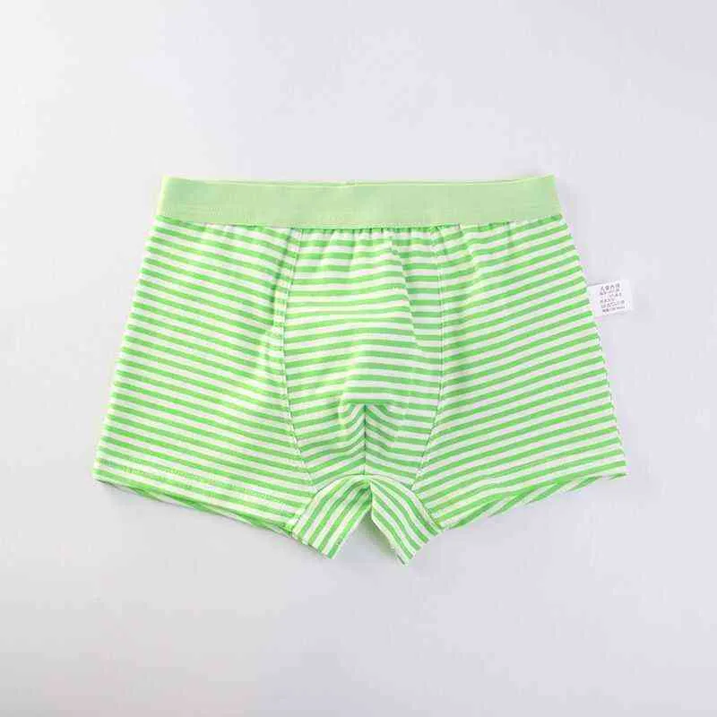 6 stks / partij Mixcolors Boxer Kids Ondergoed Jongens Boxer Katoenen Shorts Student Slipje 2-12 jaar 211122