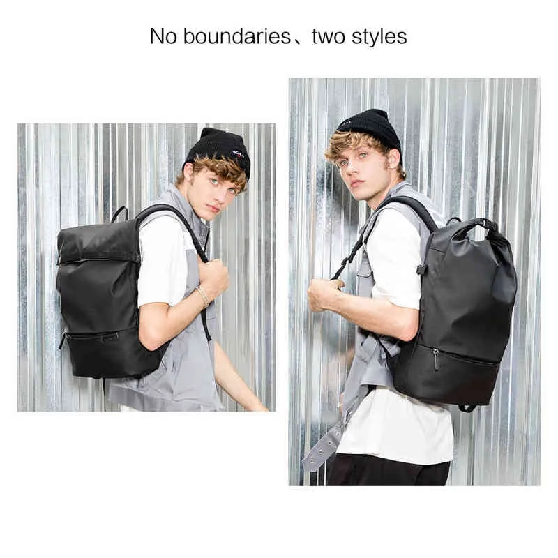 Oiwas Men Backpack Fashion Trends Youth Leisure Travelling Schoolbag Boys College Students Bags Bags d'ordinateur sac à dos 2112302837