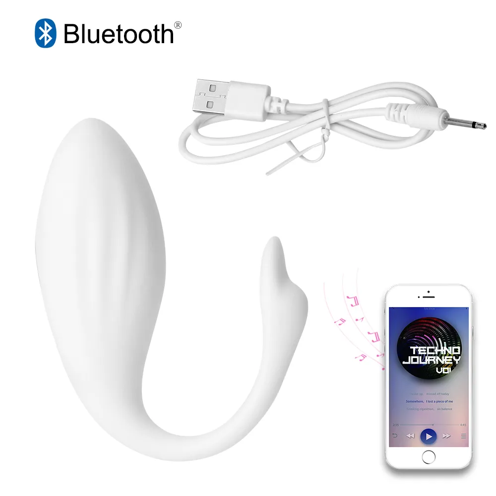 Wibracja pochwy Egg Swan Kształt Wibrator Bluetooth G-Spot bezprzewodowy pilot zdalny stymulator łechtaczki seksowne zabawki dla kobiet