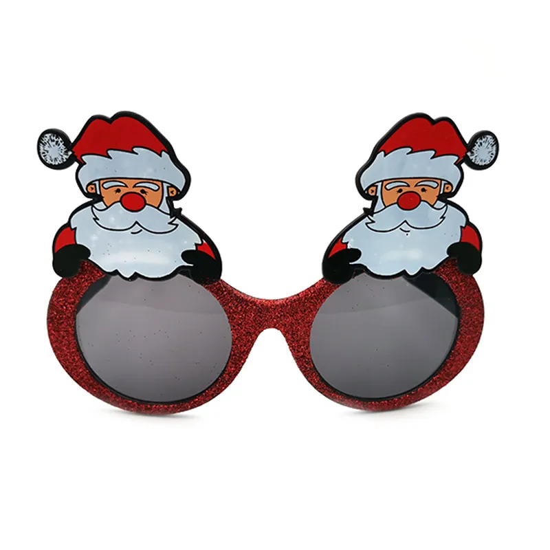 クリスマスツリーサングラスクリスマスデーパーティー面白いメガネ装飾の小道具