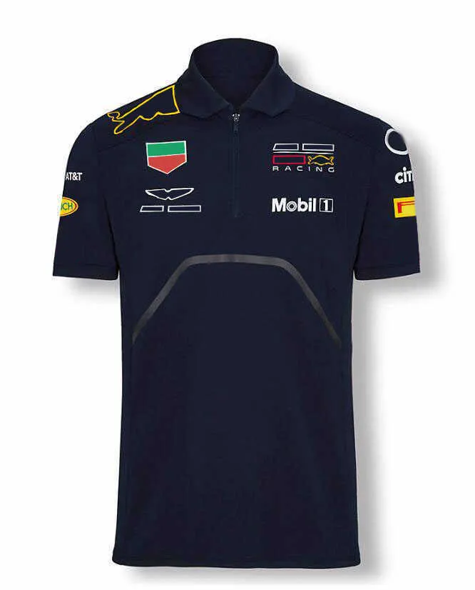 F1 Formula One T Shirt Yarışma Seyirci Tişört Takımı Polo Gömlek Verstappen Yarış Tarzı İş Giyim Sürme Tişörtleri U6qn