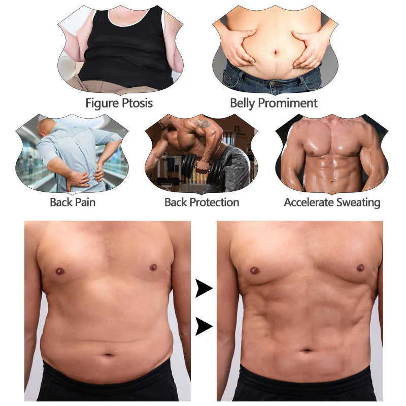 男性ウエストトレーナー腹部スリミングボディシェイパーベリーシェイパー減量シェイクウェアおなかスリムモデリングベルトガードルスウェットトリマー