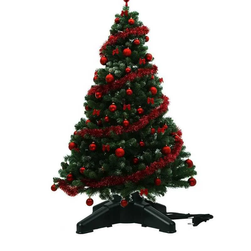 40 50 cm Árvore de Natal Base Rotativa Elétrica Suporte Suporte Inferior de Natal Peças de Decoração H0924284M