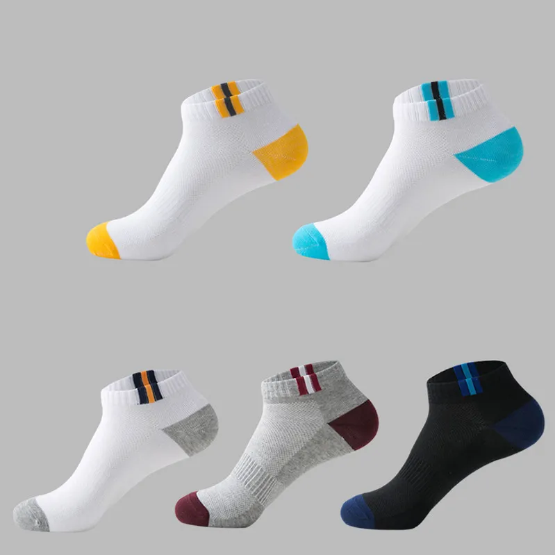 Marques Style es = Hommes Chaussettes Classique Marque D'affaires Calcetines Hombre Chaussettes Hommes Qualité Respirant Coton Casual Chaussettes EU39-42 Meias