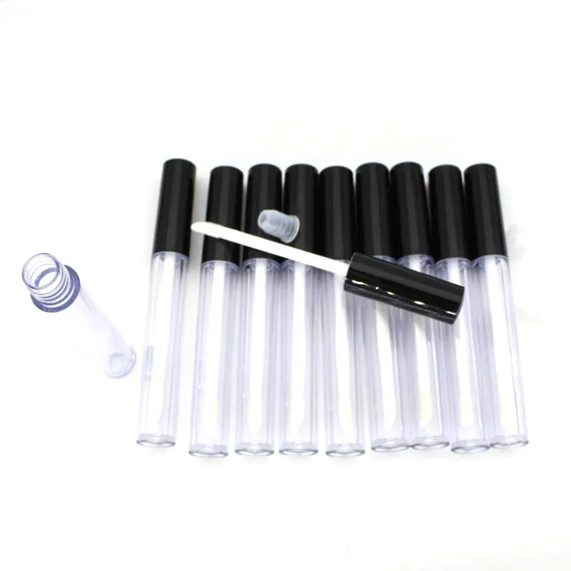 High Quality 3ml Plastic Lip Gloss Tube Small Lipstick Tube with Leakproof Inner Sample Cosmetic Container DIY T200819