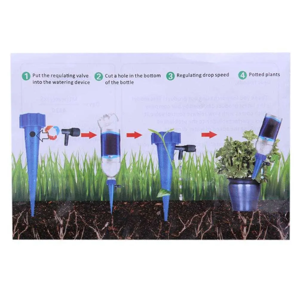 30/18/12/Sistema di irrigazione automatica irrigazione a goccia Dripper Spike Kit Giardino Pianta domestica Fiore Waterer automatico Strumenti 210610