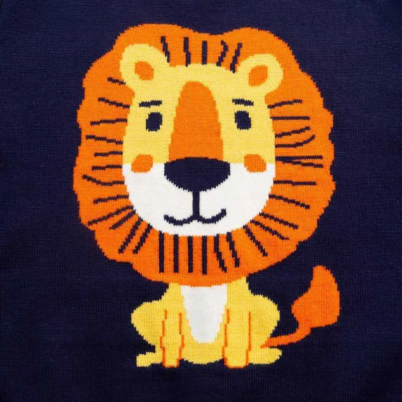 SAILEROAD 2-7 ans bébé fille vêtements Lions pull Paillettes filles Cardigan automne pour enfants pull Y1024