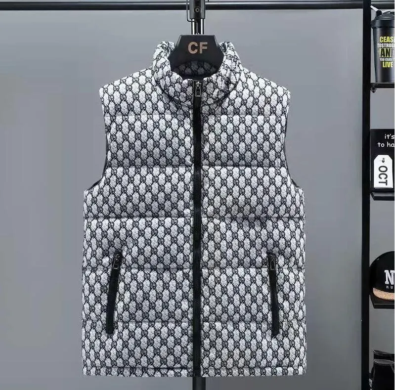 남성 조끼 다운 재킷 코트 G 여성 디자이너 겨울 조끼 재킷 패션 파카 클래식 따뜻한 코트 유지
