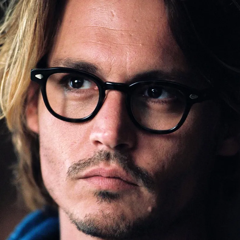 Fashion Cool Johnny Depp Lemtosh Style Polariserade solglasögon Vintage Round Anti Blue Eyewear Brand Design Glasses Frames1259420