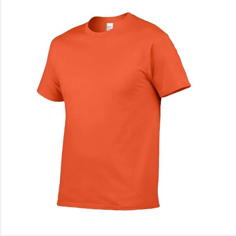 Camiseta de algodón de verano para hombre, camisa sencilla con cuello redondo, ropa de calle informal, genial 210706