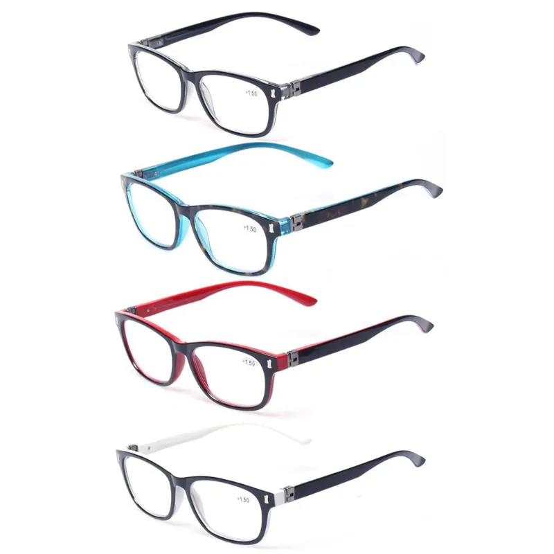 Lunettes de soleil lunettes de lecture 4 Pack charnière à ressort homme et femme lecteur HD 0 0 5 2 5 3 5 6 0190T