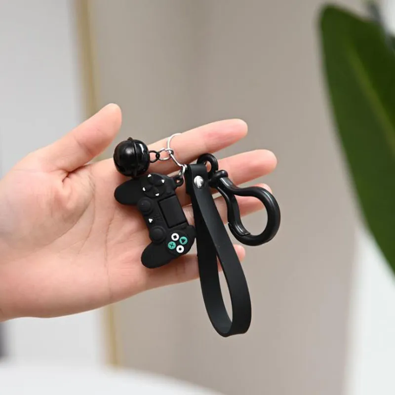 Creative Video Game Handle Chain Women 2020 Julklappar Joystick Modellkedja Ring för pojkvän Män Key Holder