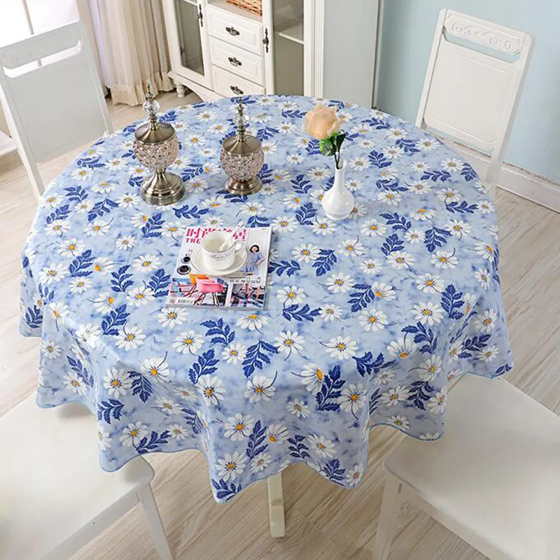 Round Tablecloth PVC Waterproof Floral Printed... From Long10, $21.86 ...
